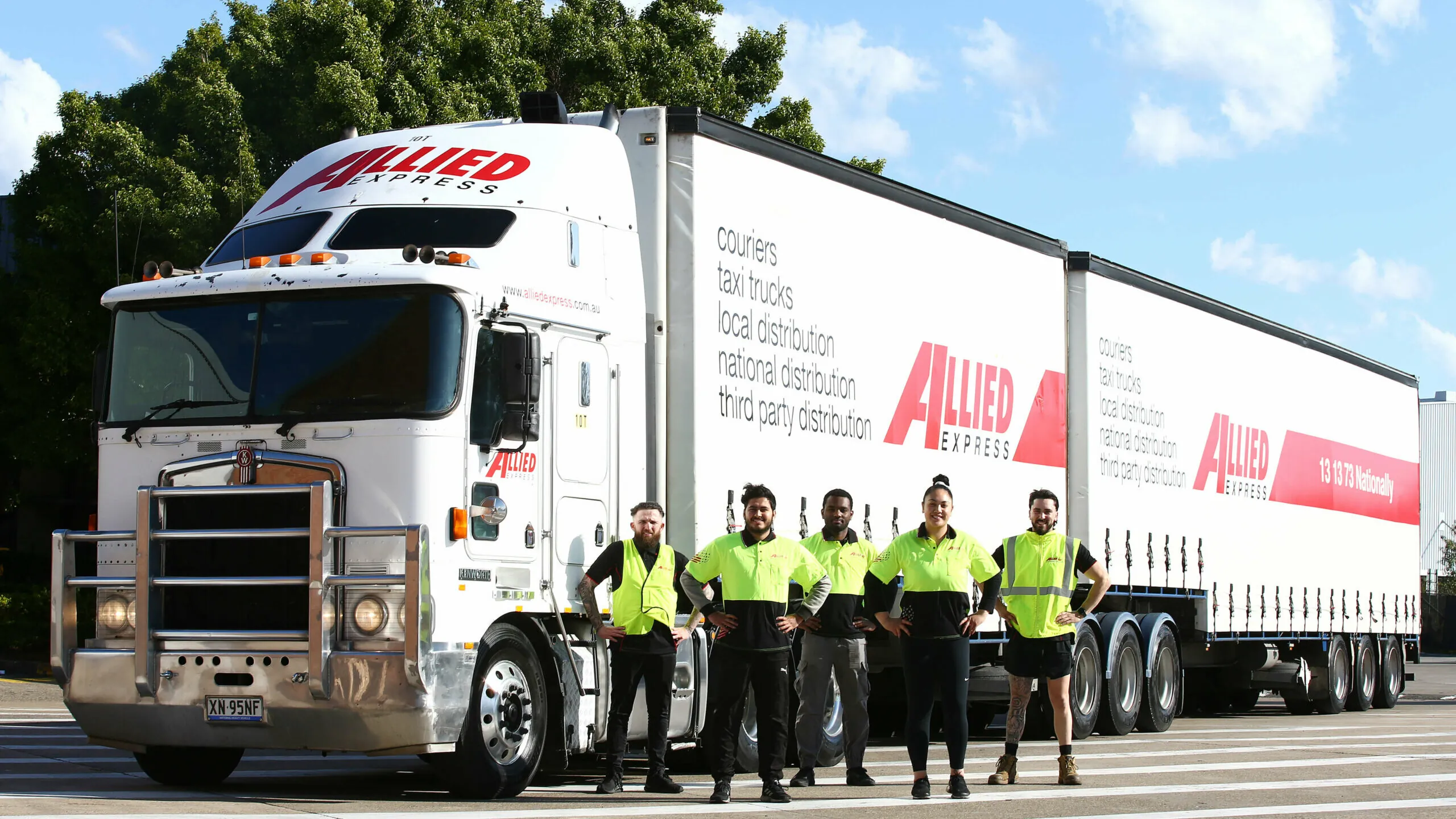 Shipping Information Delivery Truck